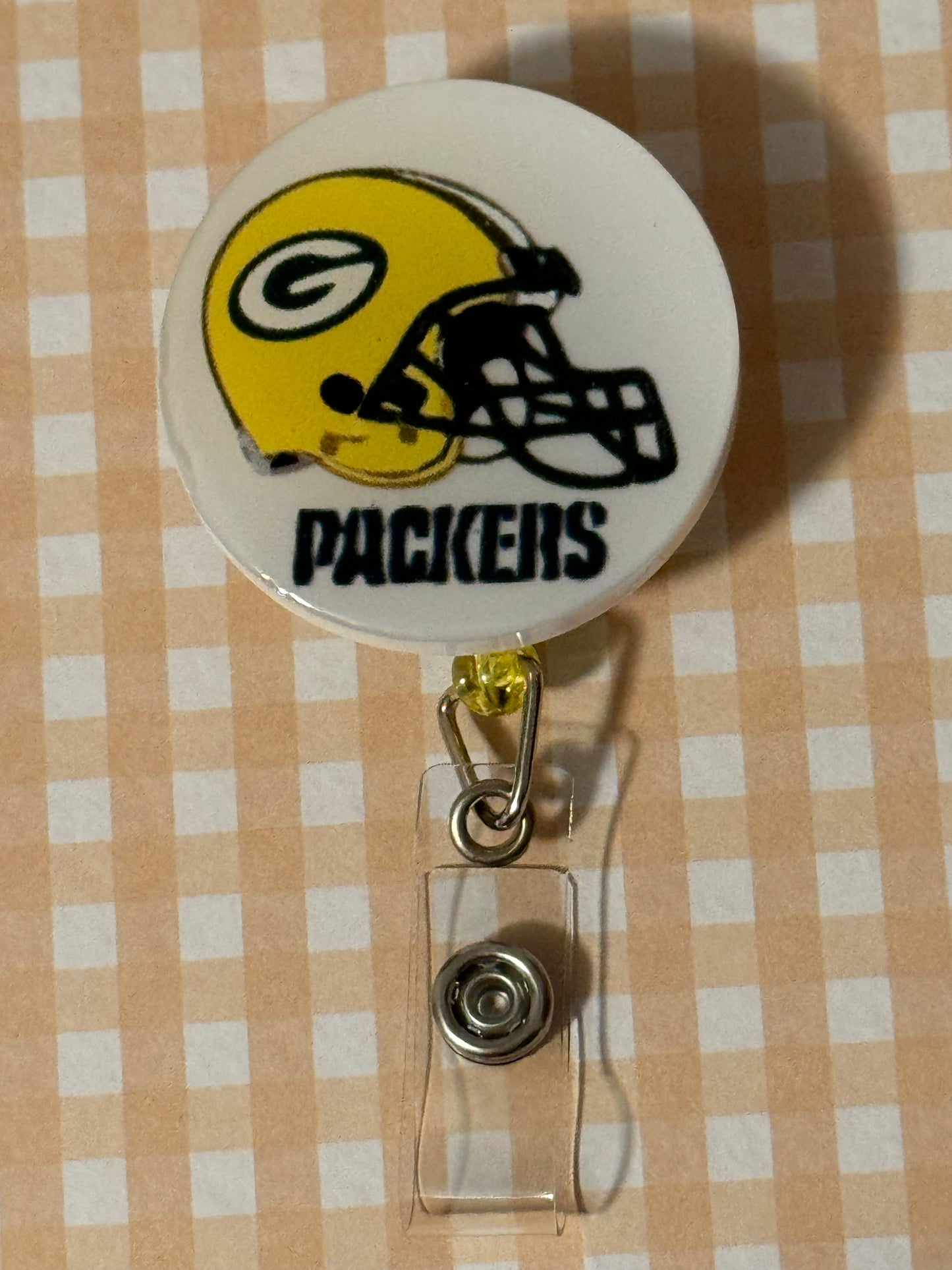 GB Packers Badge Reel