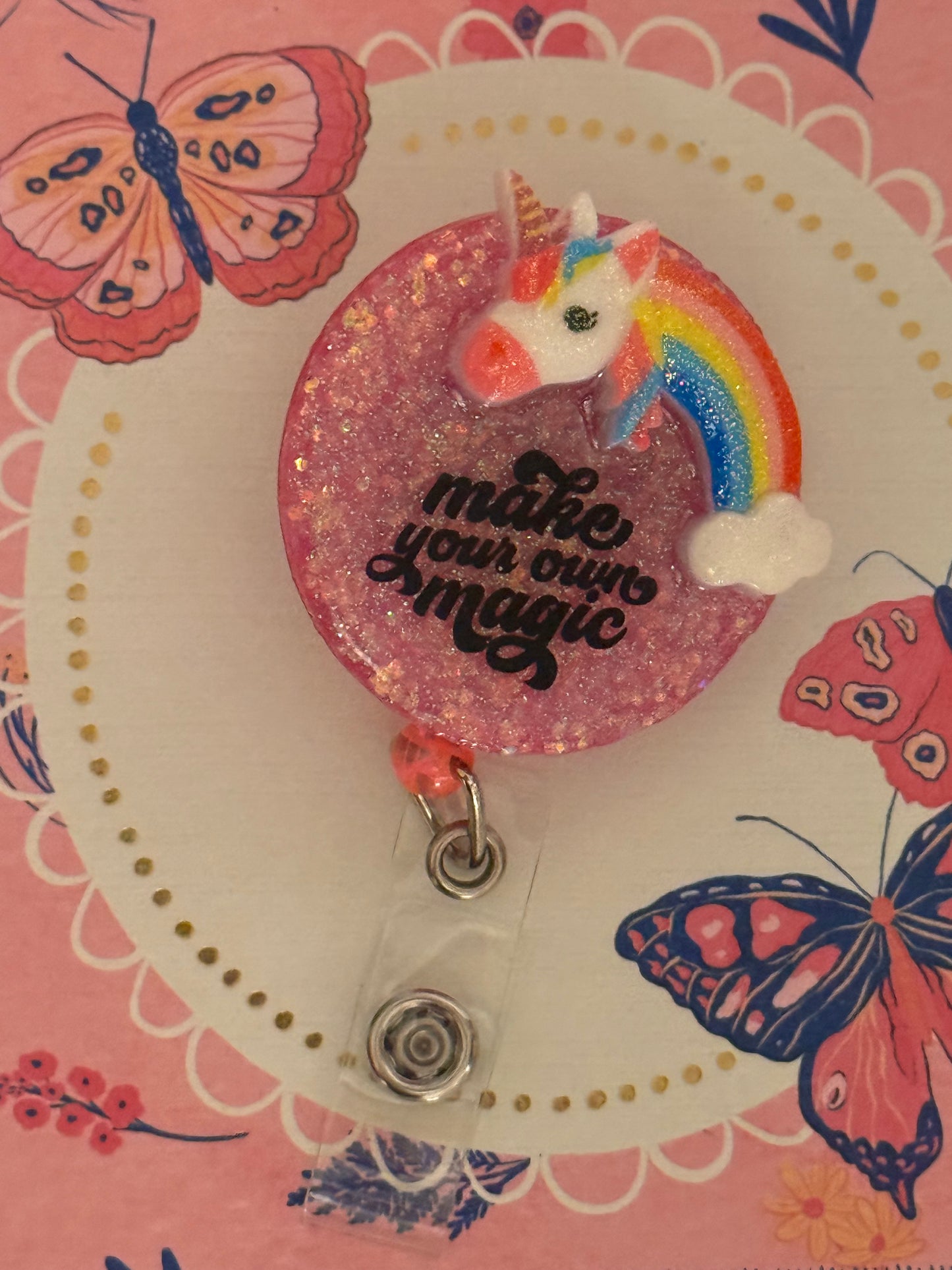 Make Your Own Magic Unicorn Badge Reel