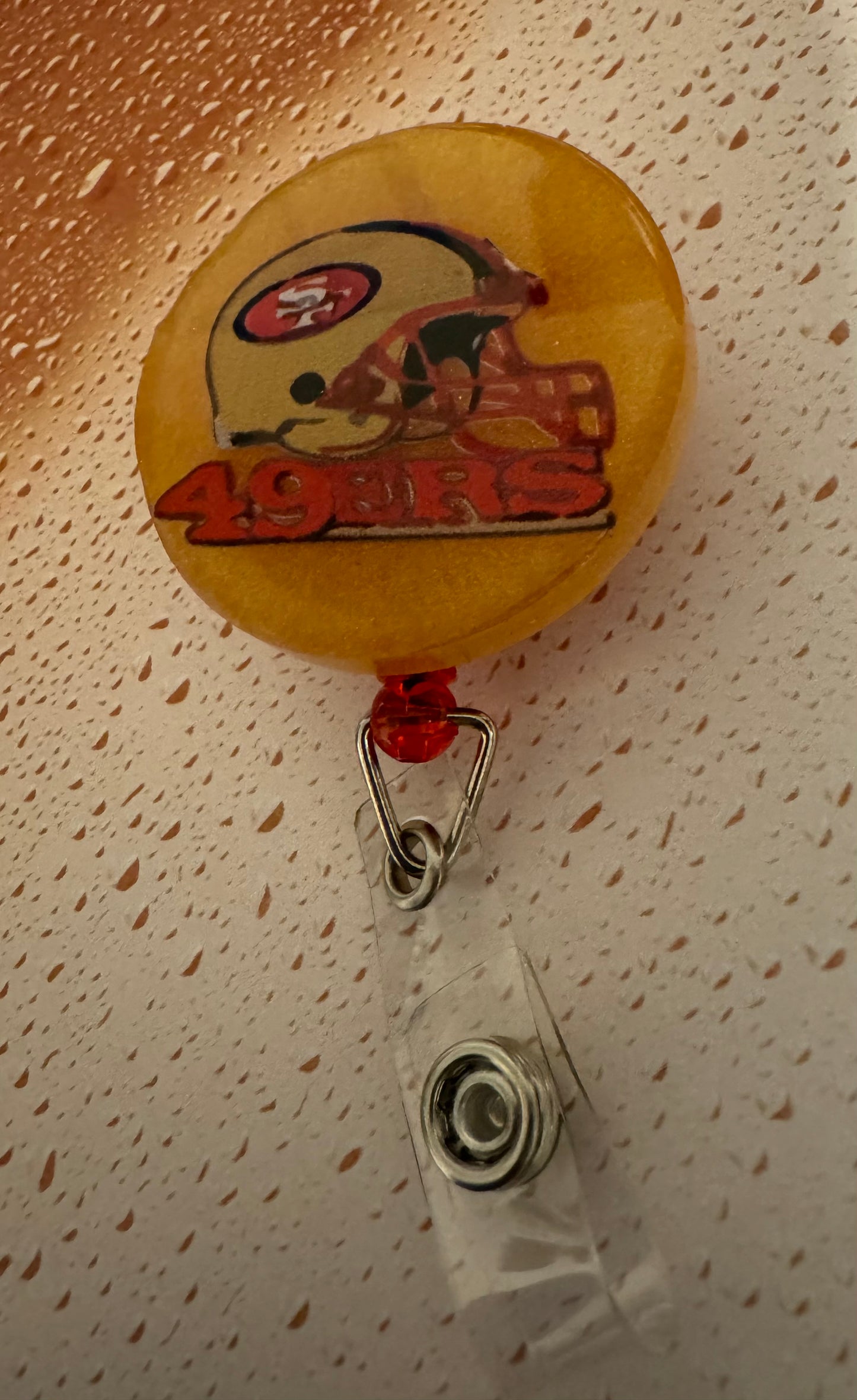 49ers Helmet Badge Reel