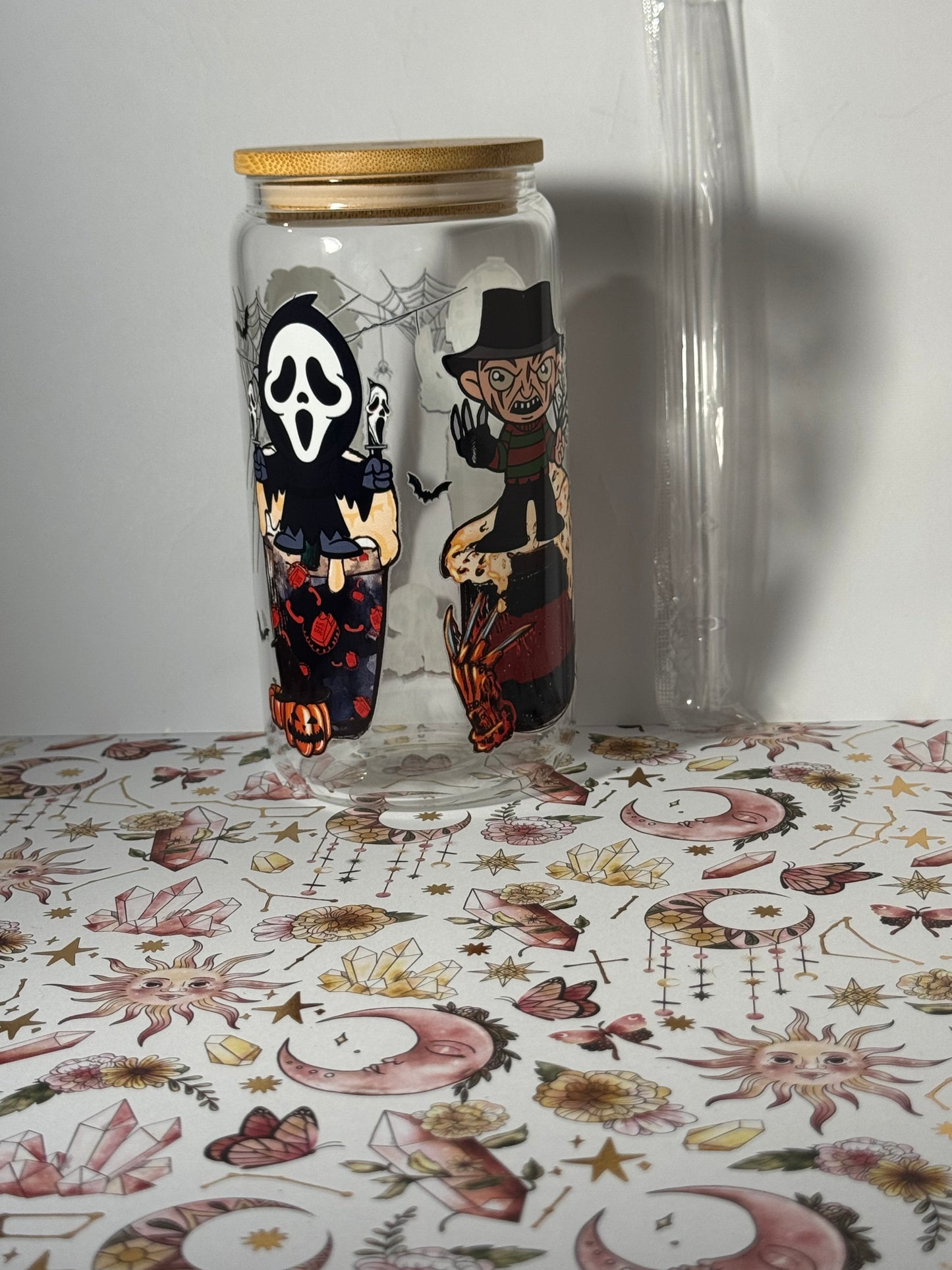 Killer Coffee 16oz Can Glass