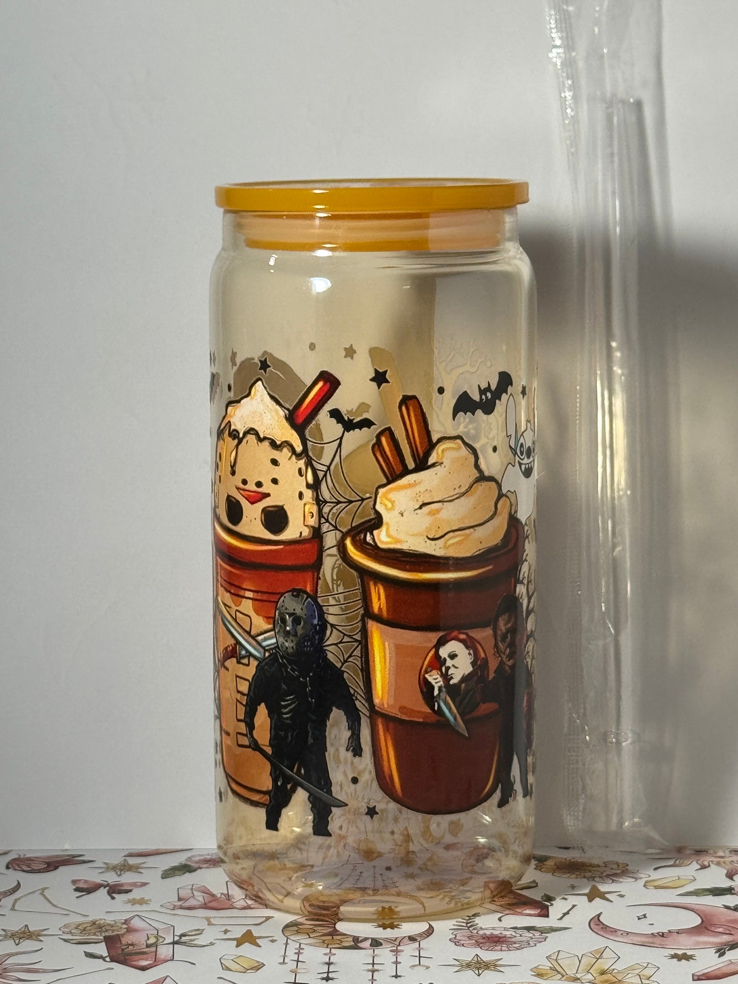 Orange Killer Coffee 16oz Can Glass