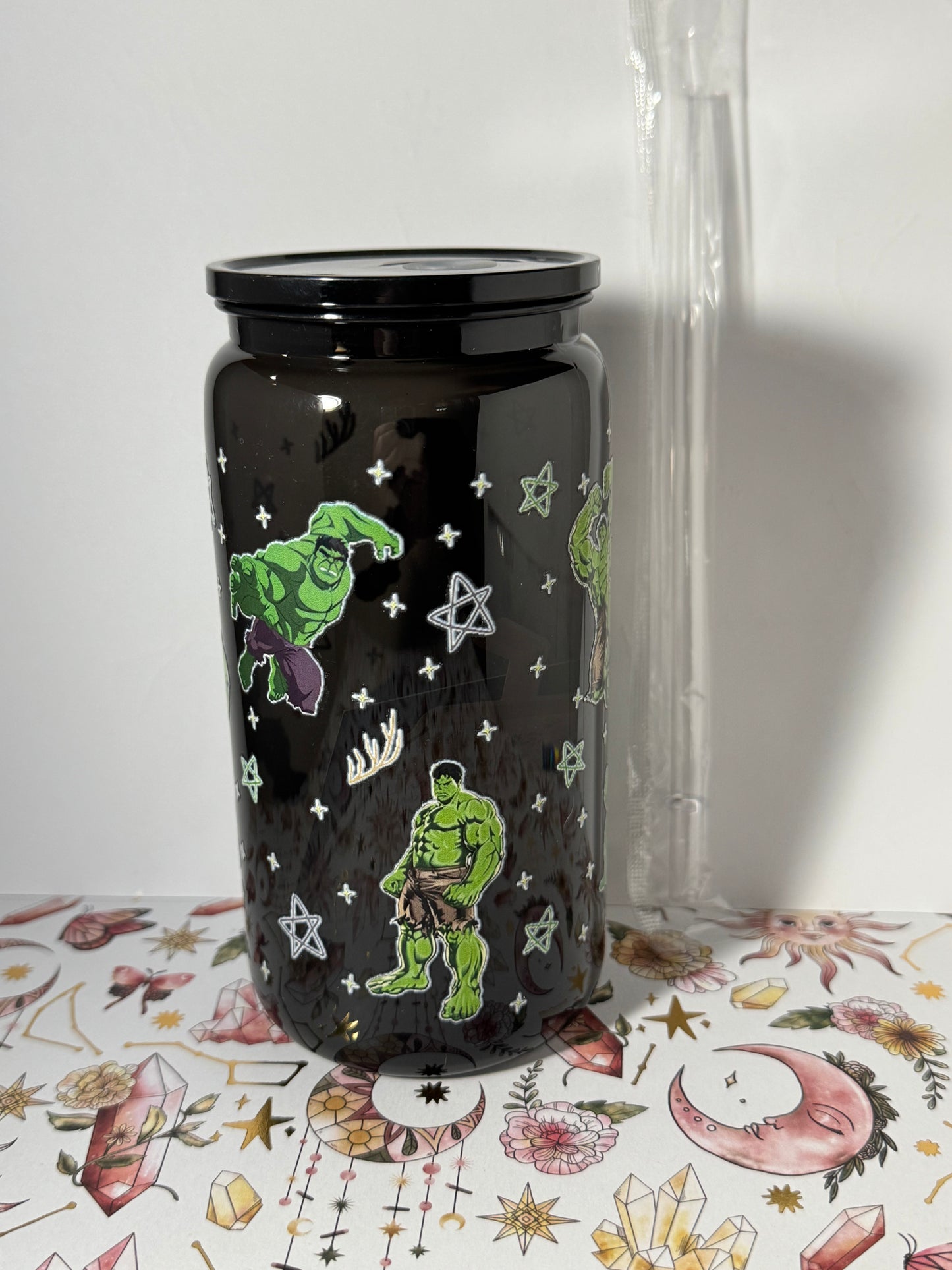 Hulk 16oz Plastic Can Cup
