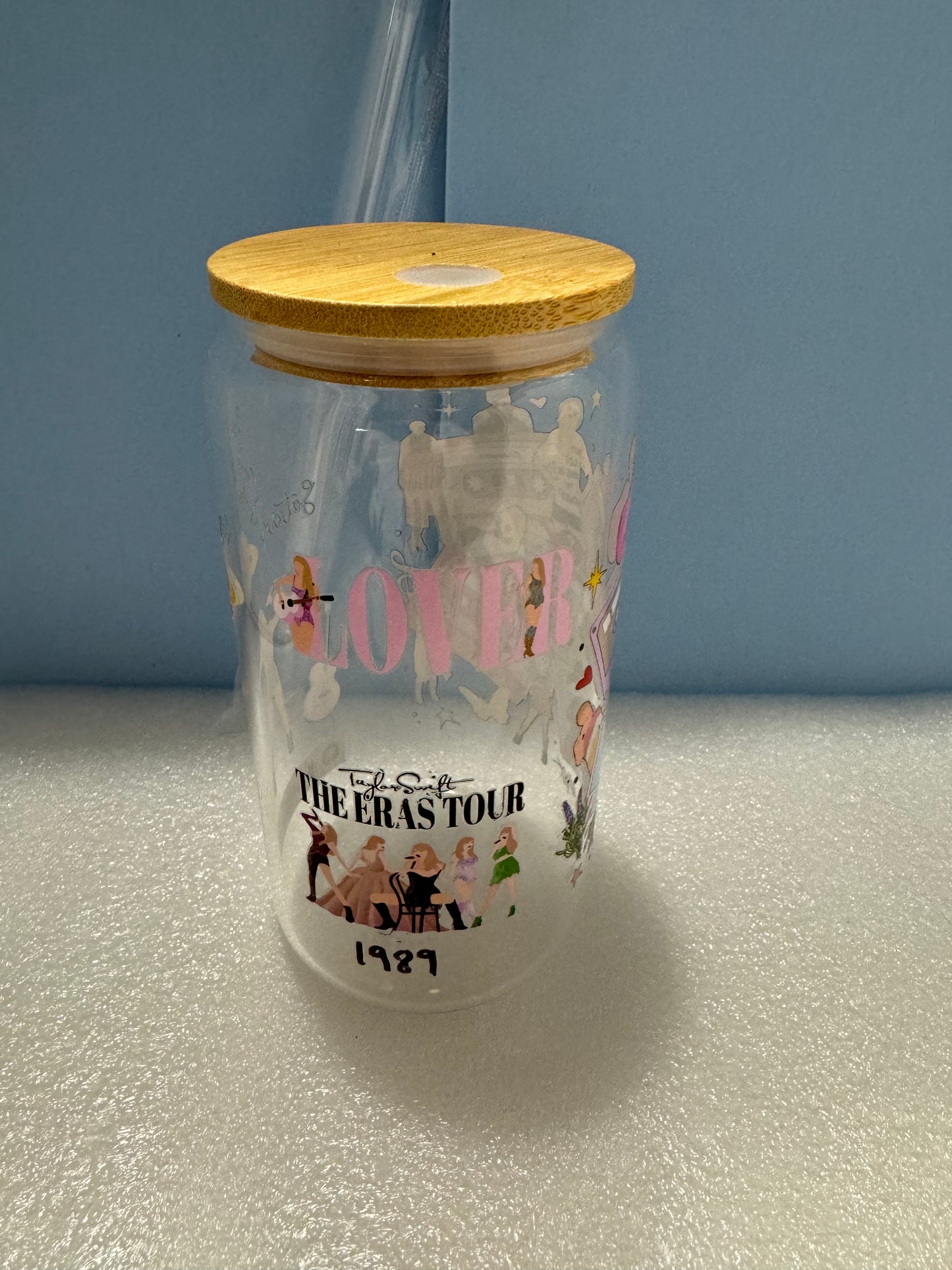 TS Eras Throwback Can Glass