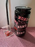 XOXO Black Can Glass