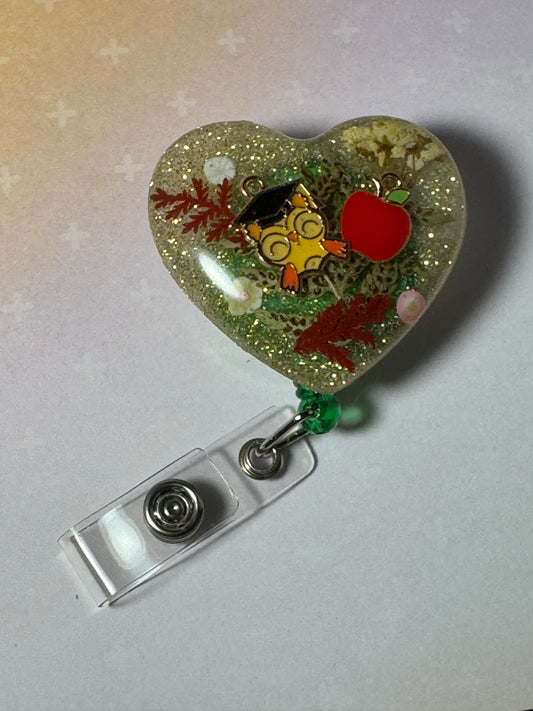 Gold Teacher Badge Reel