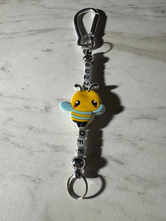 Buzz Off Keychain