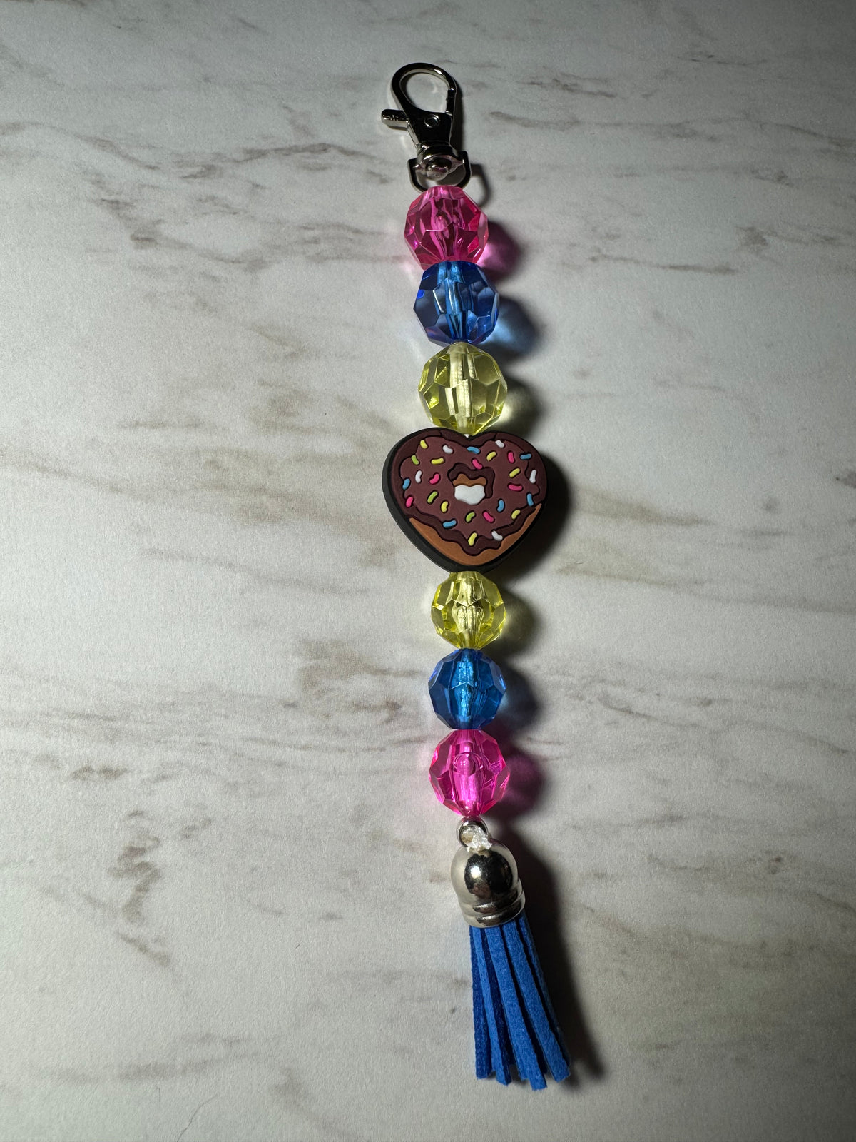 Chocolate Donut Purse Charm