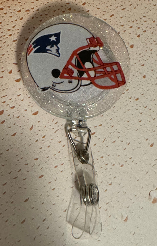 Patriots Large Helmet Badge Reel