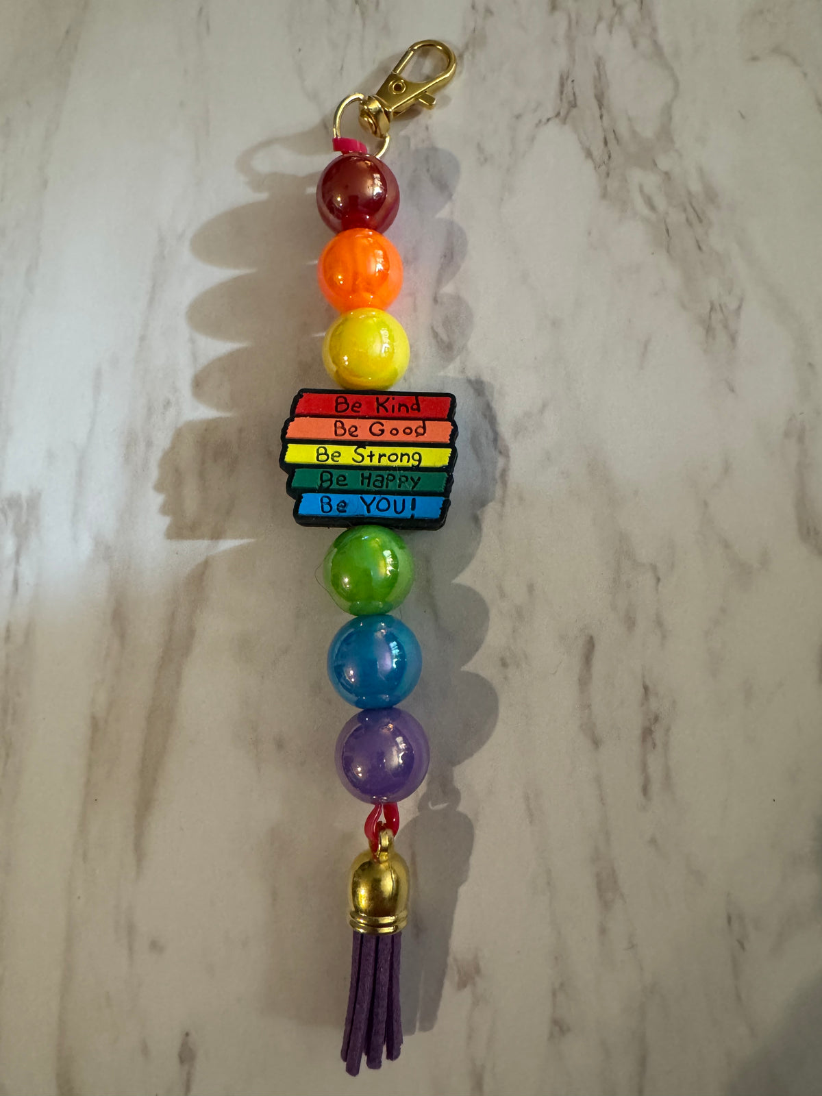 Rainbow Be You Purse Charm