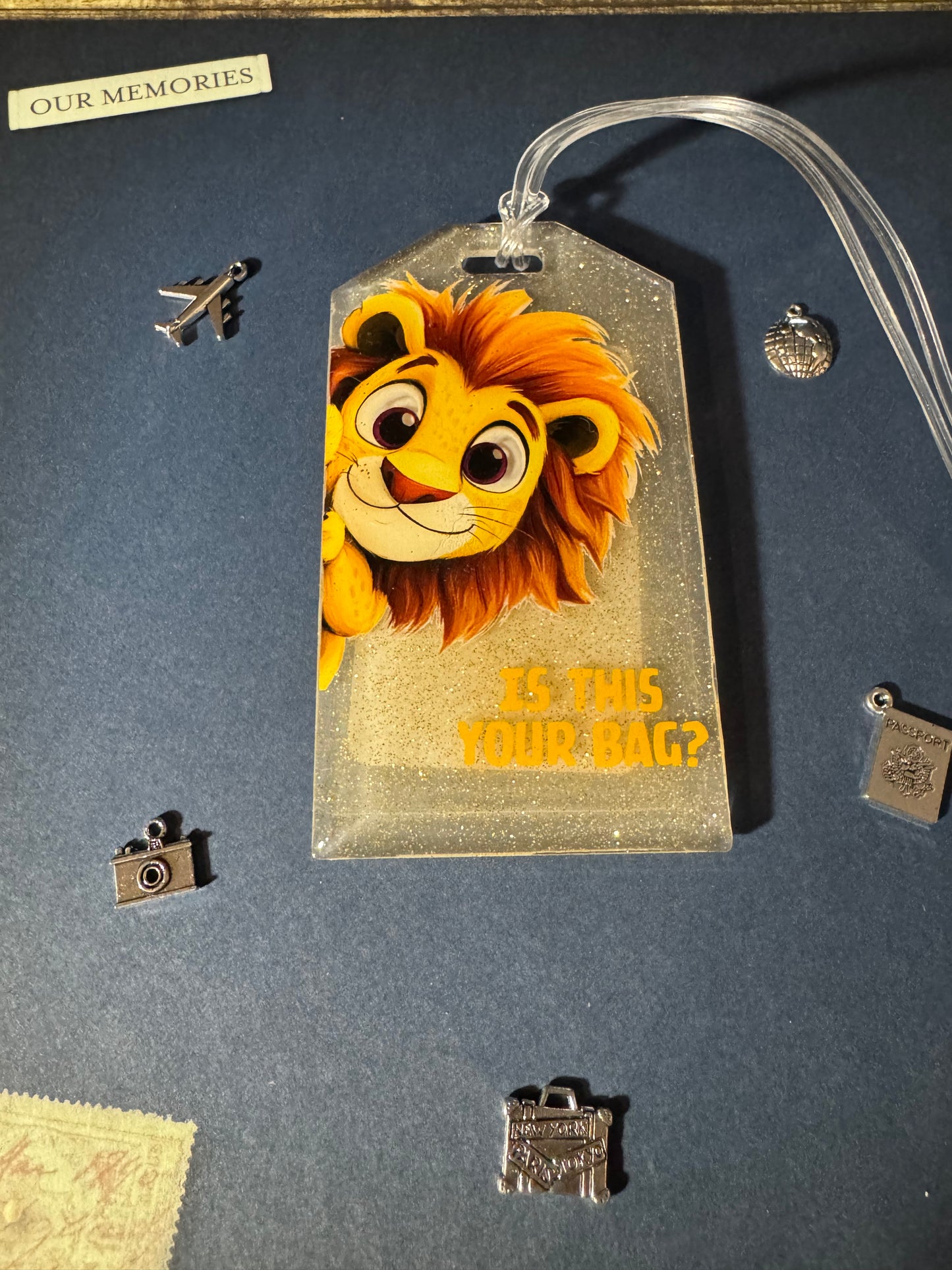 Lion Bag Tag
