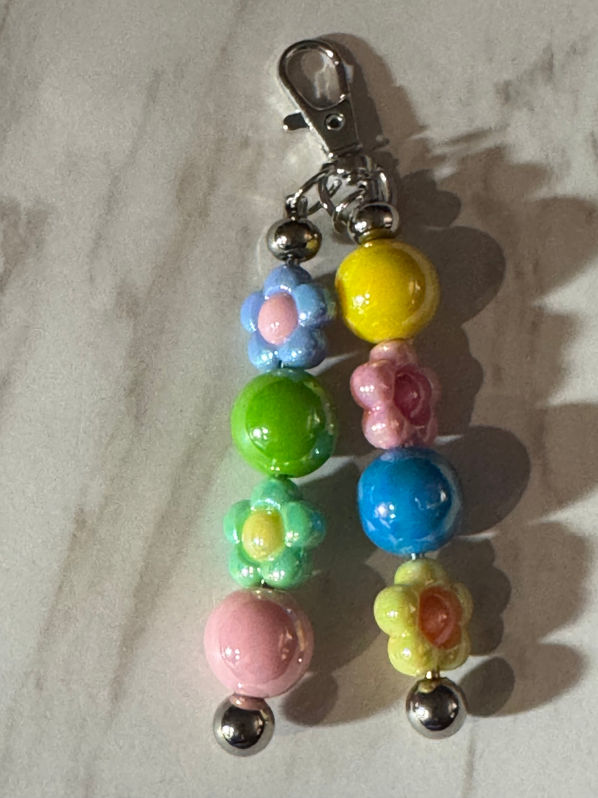 Flower Bag Charm