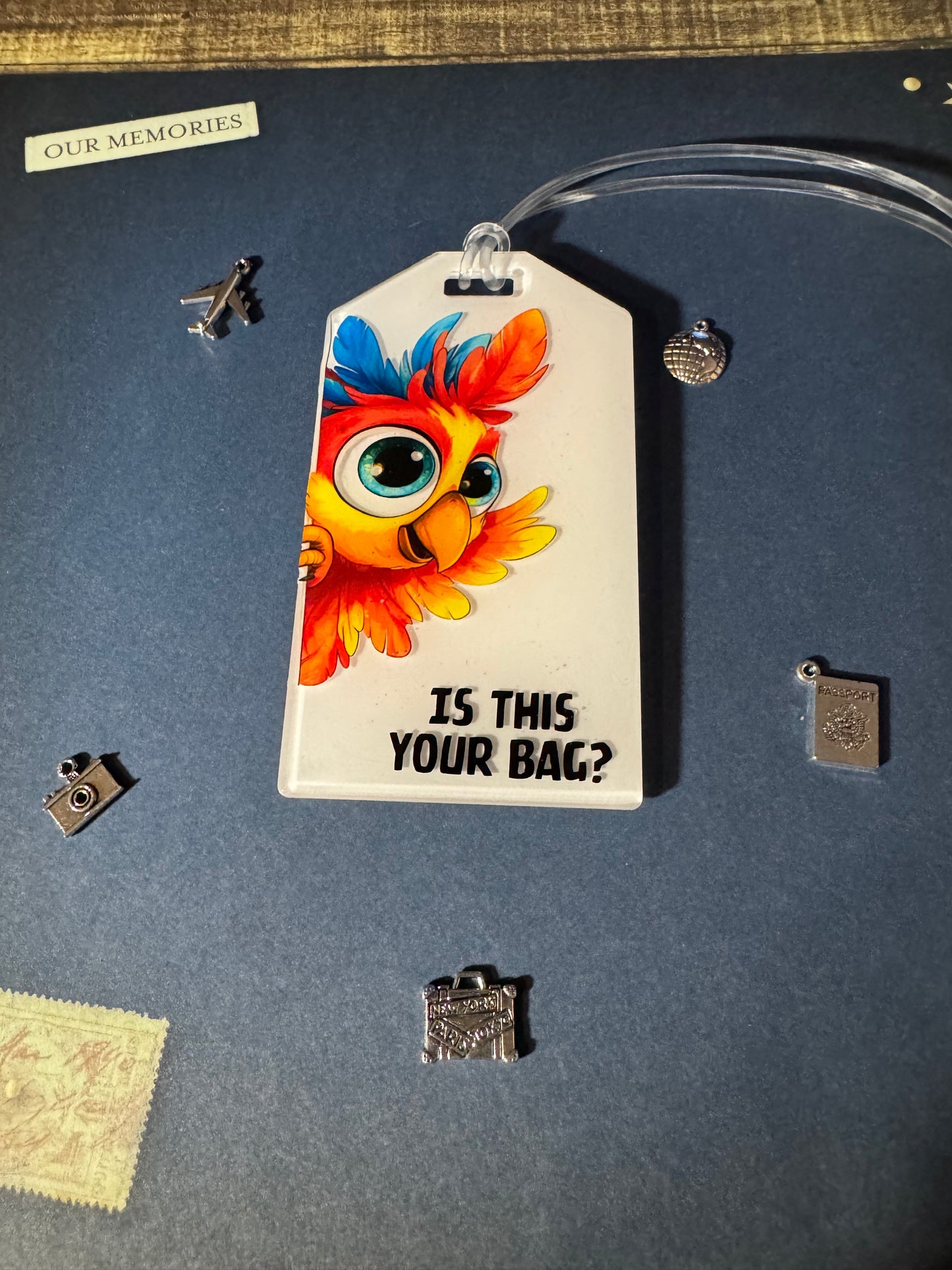 Parrot Bag Tag