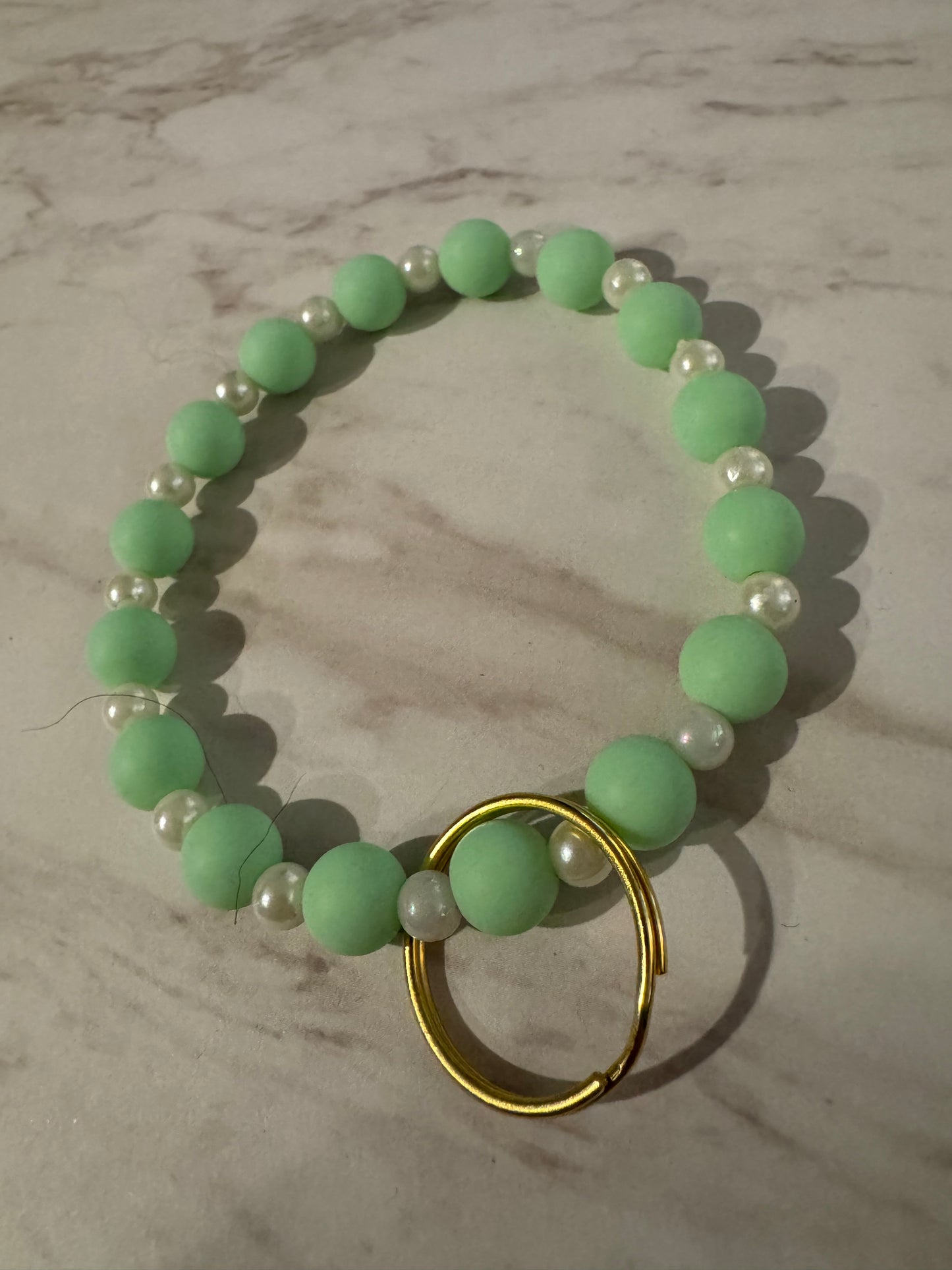 Sea Green Wristlet Keychain