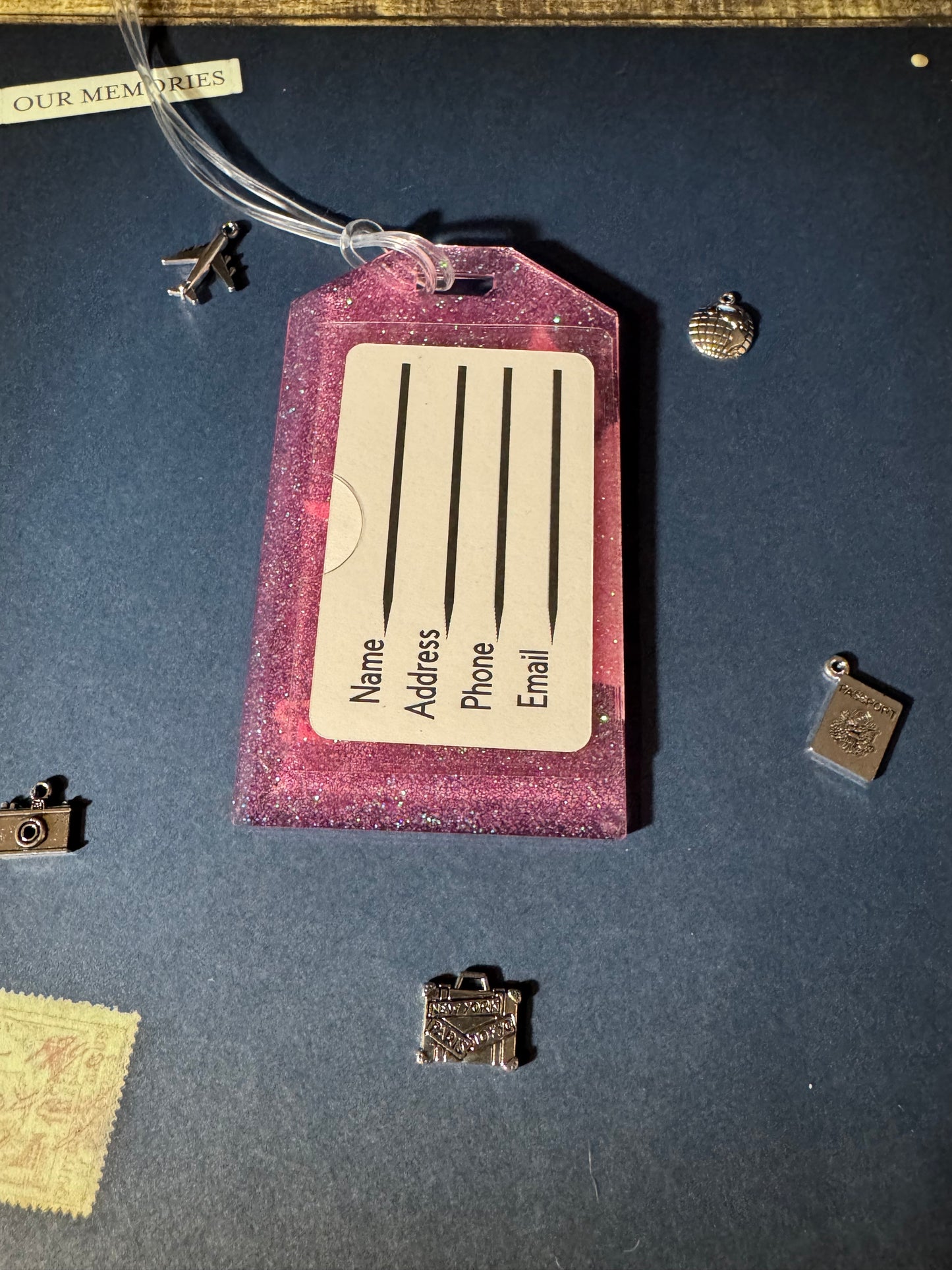 Pink Pig Bag Tag