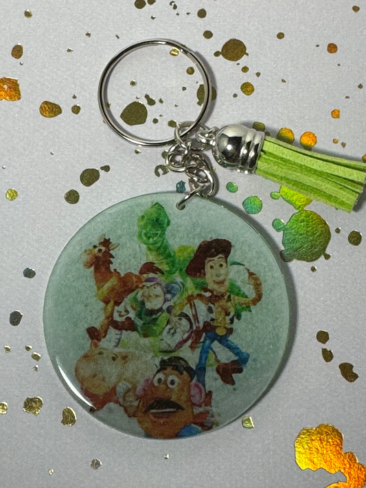 Toy Story Watercolor Keychain