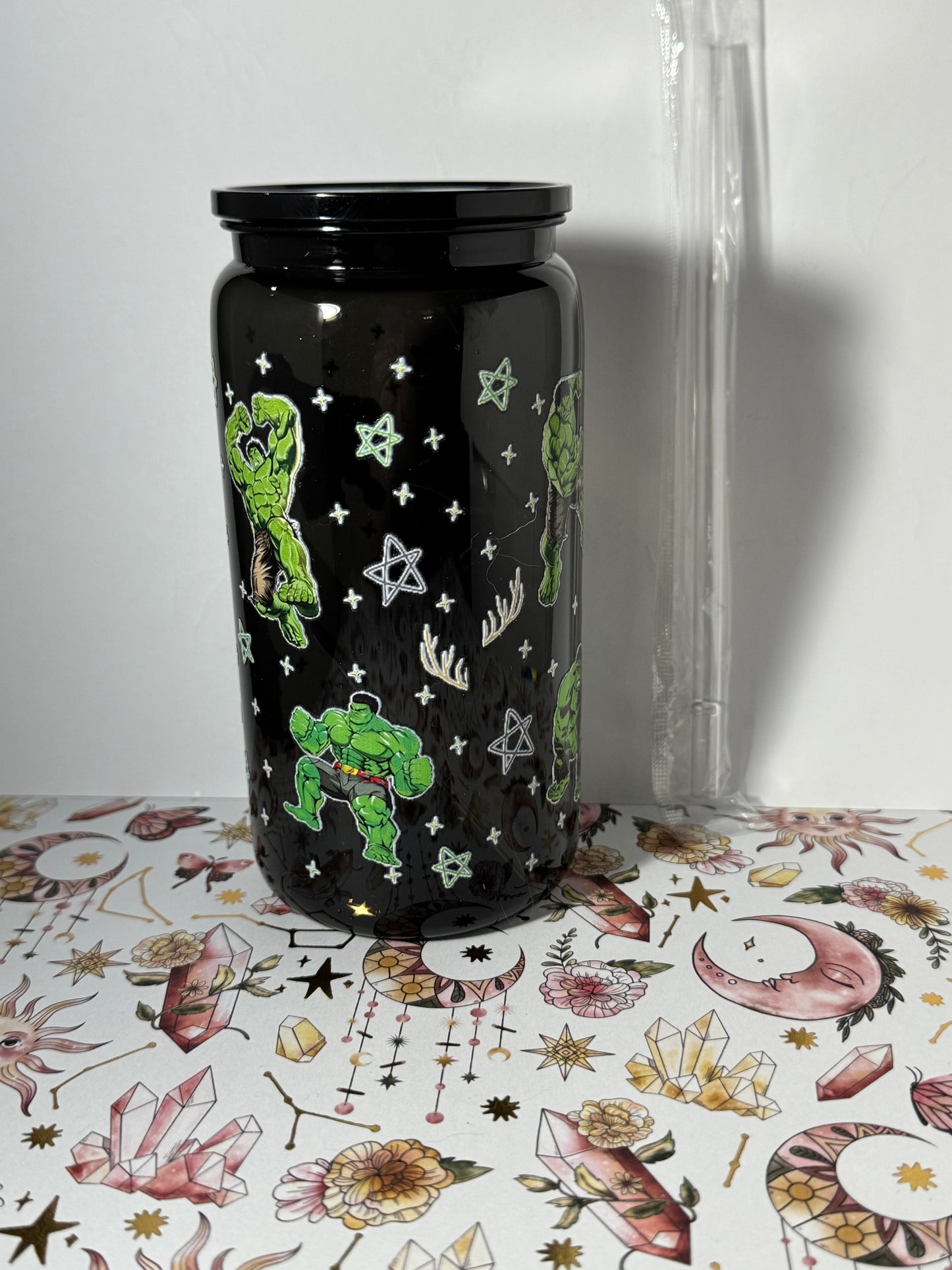 Hulk 16oz Plastic Can Cup