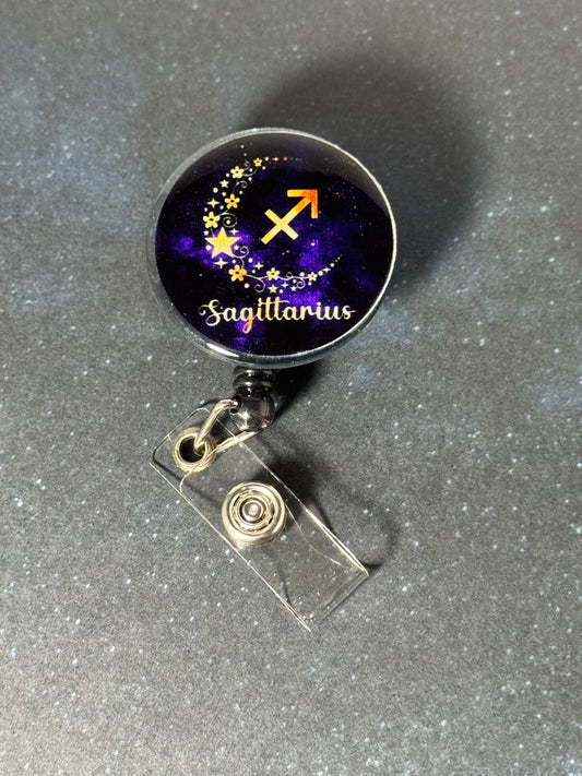 Sagittarius Zodiac Badge Reel
