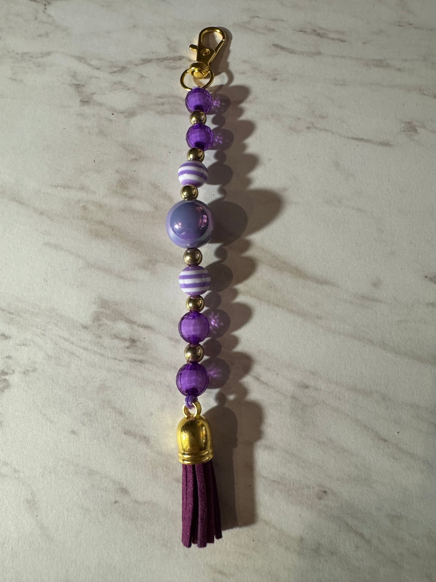 Shades of Purple Bag Charm