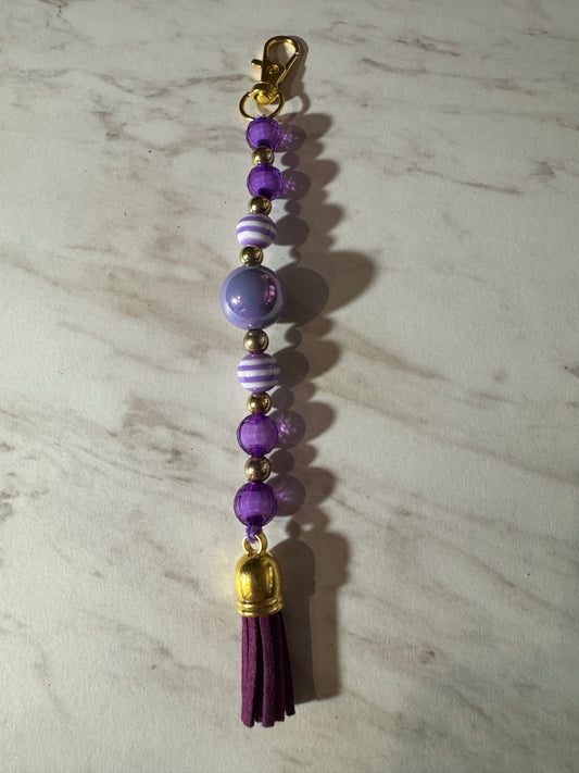 Shades of Purple Bag Charm
