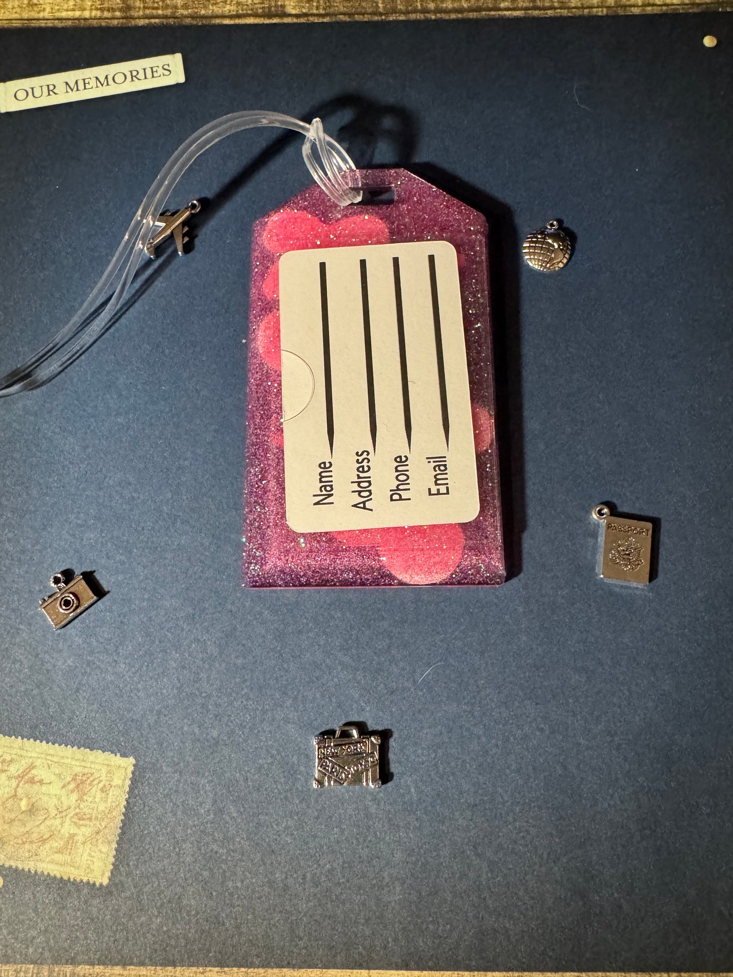 Red Cherry Bag Tag