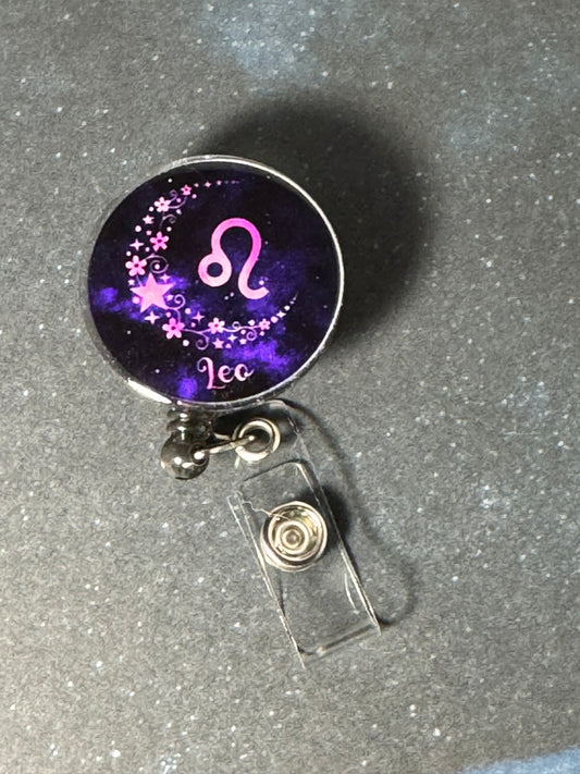 Leo Zodiac Badge Reel