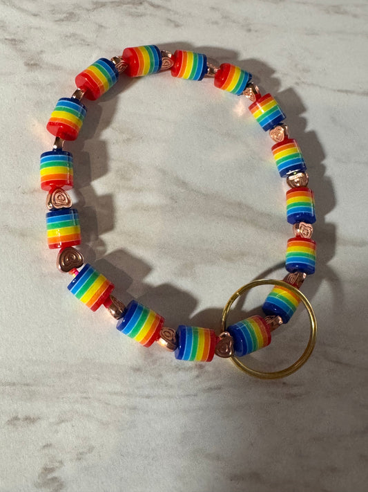 Pride and Pink Wristlet Keychain