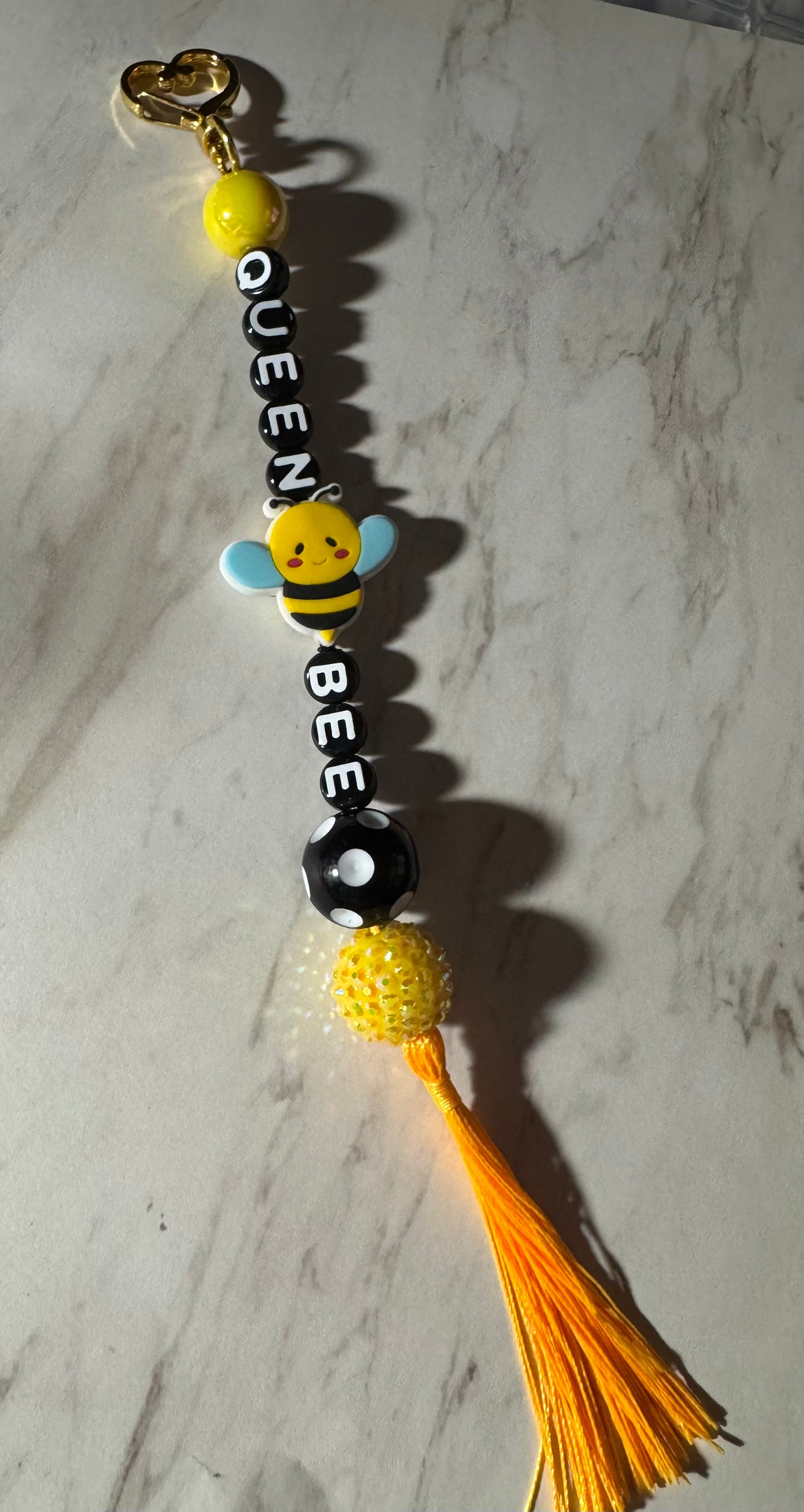 Queen Bee Bag Charm