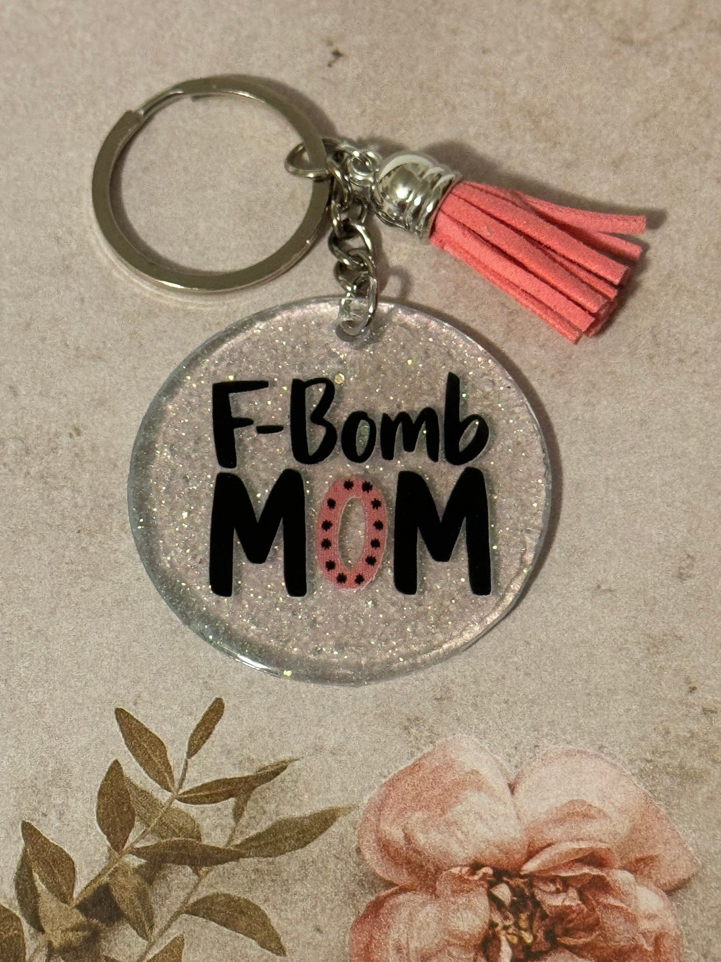 F-bomb Mom Keychain