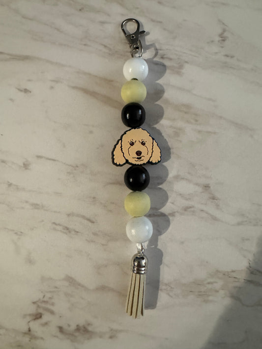 Goldendoodle Purse Charm