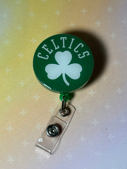 Green Celtics Badge Reel