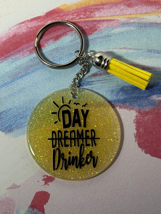 Day Drinker Keychain