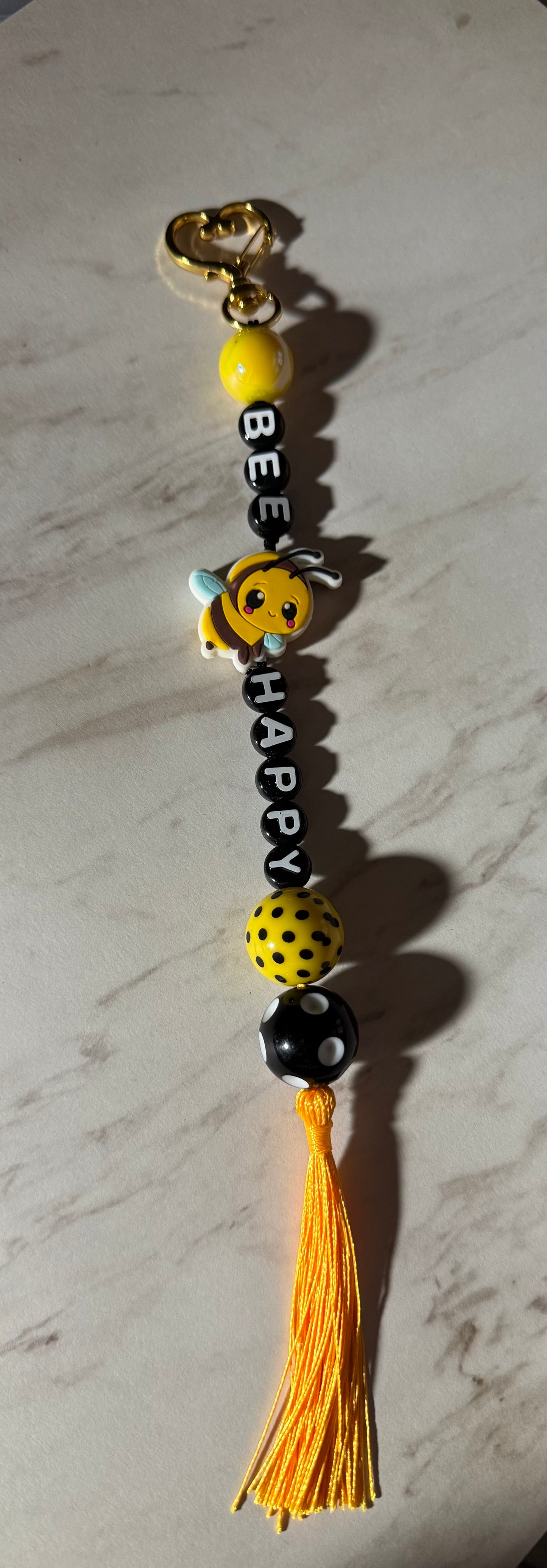 Bee Happy Bag Charm