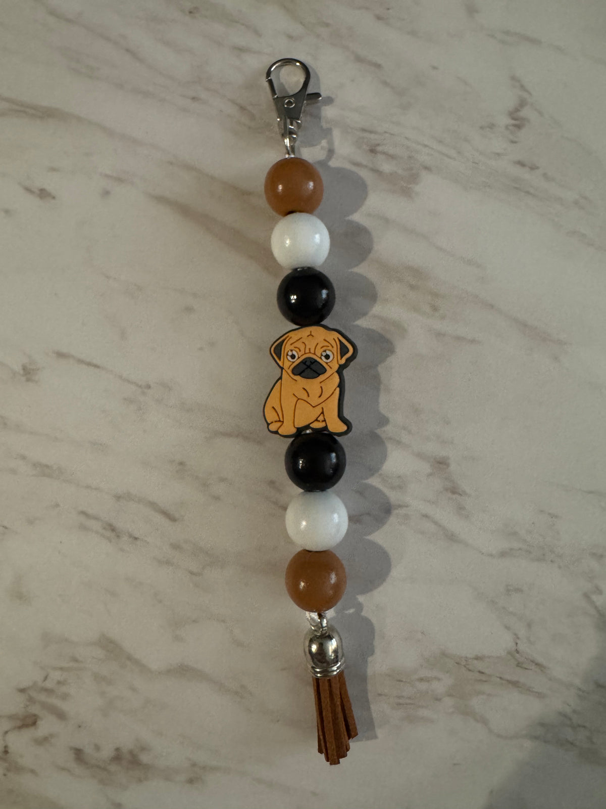 Pug Purse Charm