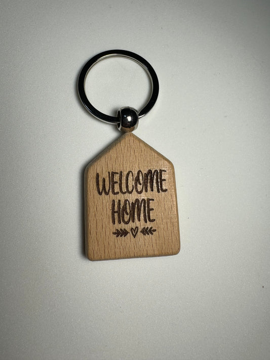 Welcome Home Keychain