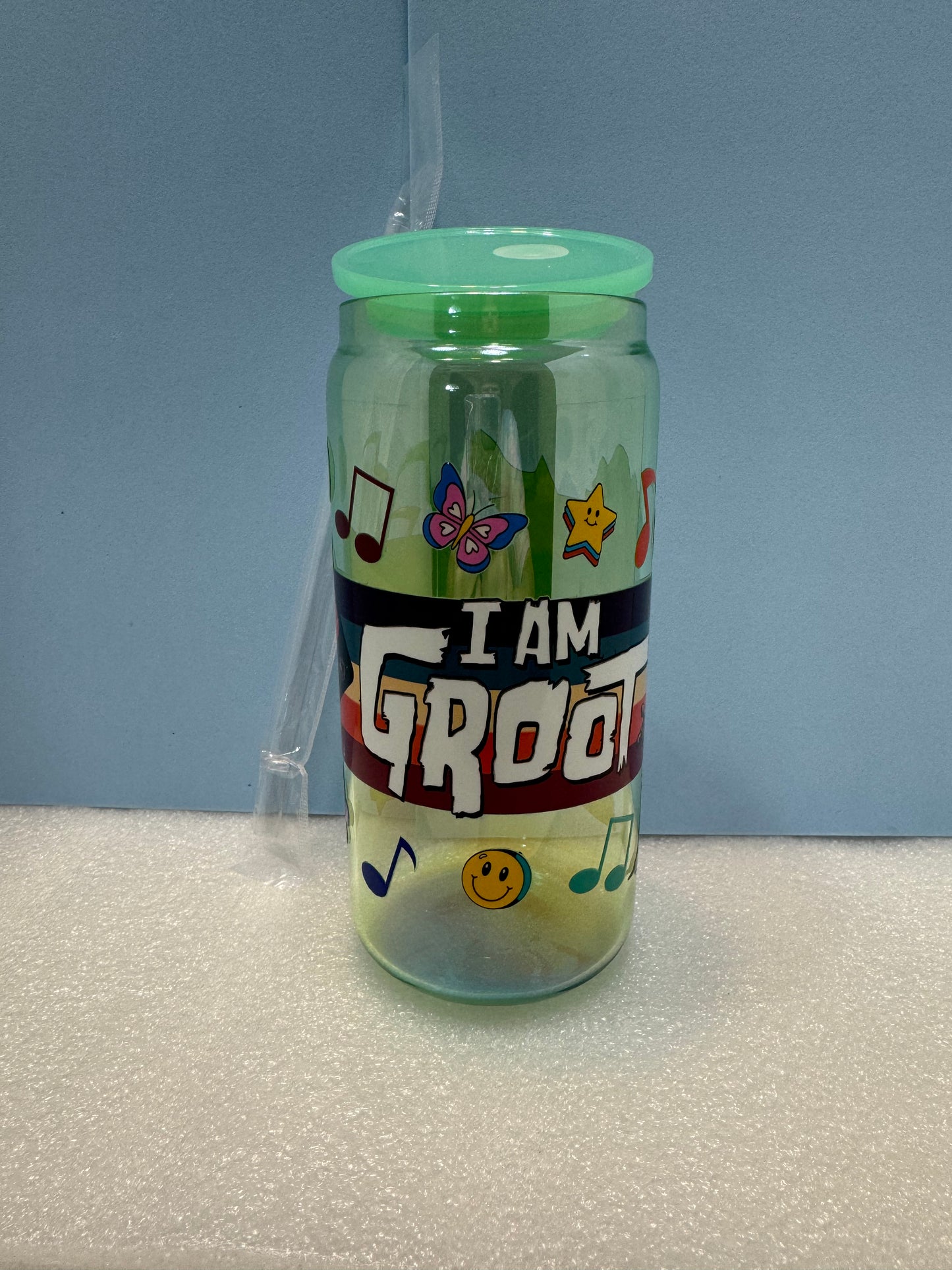 I am Groot Can Glass