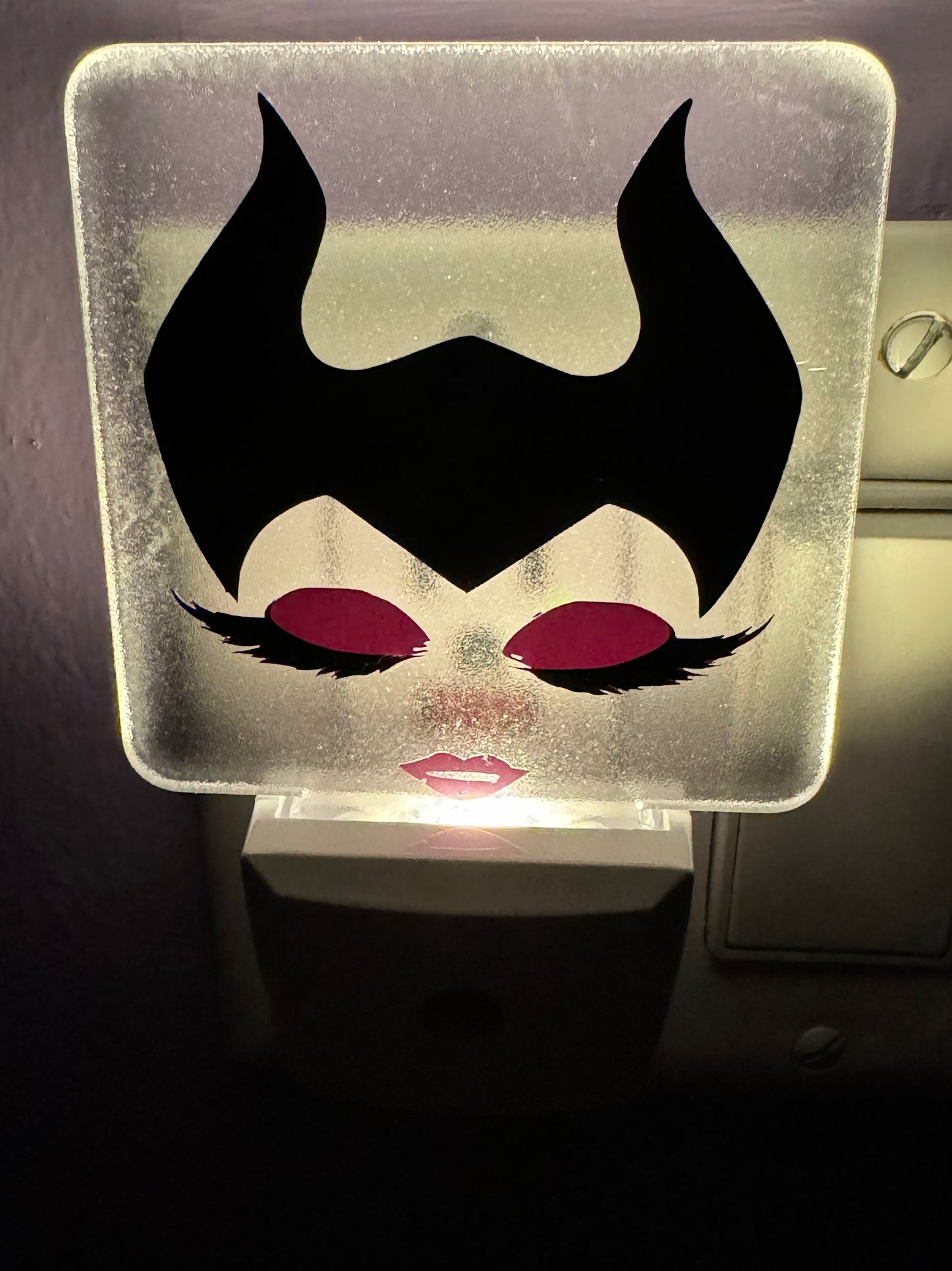 Maleficent Face Night Light