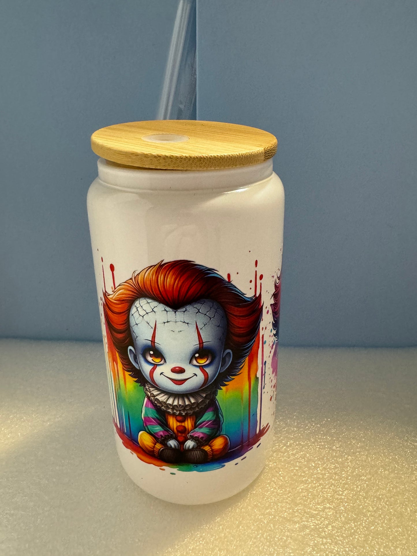 16oz Pennywise Beer Can Glass