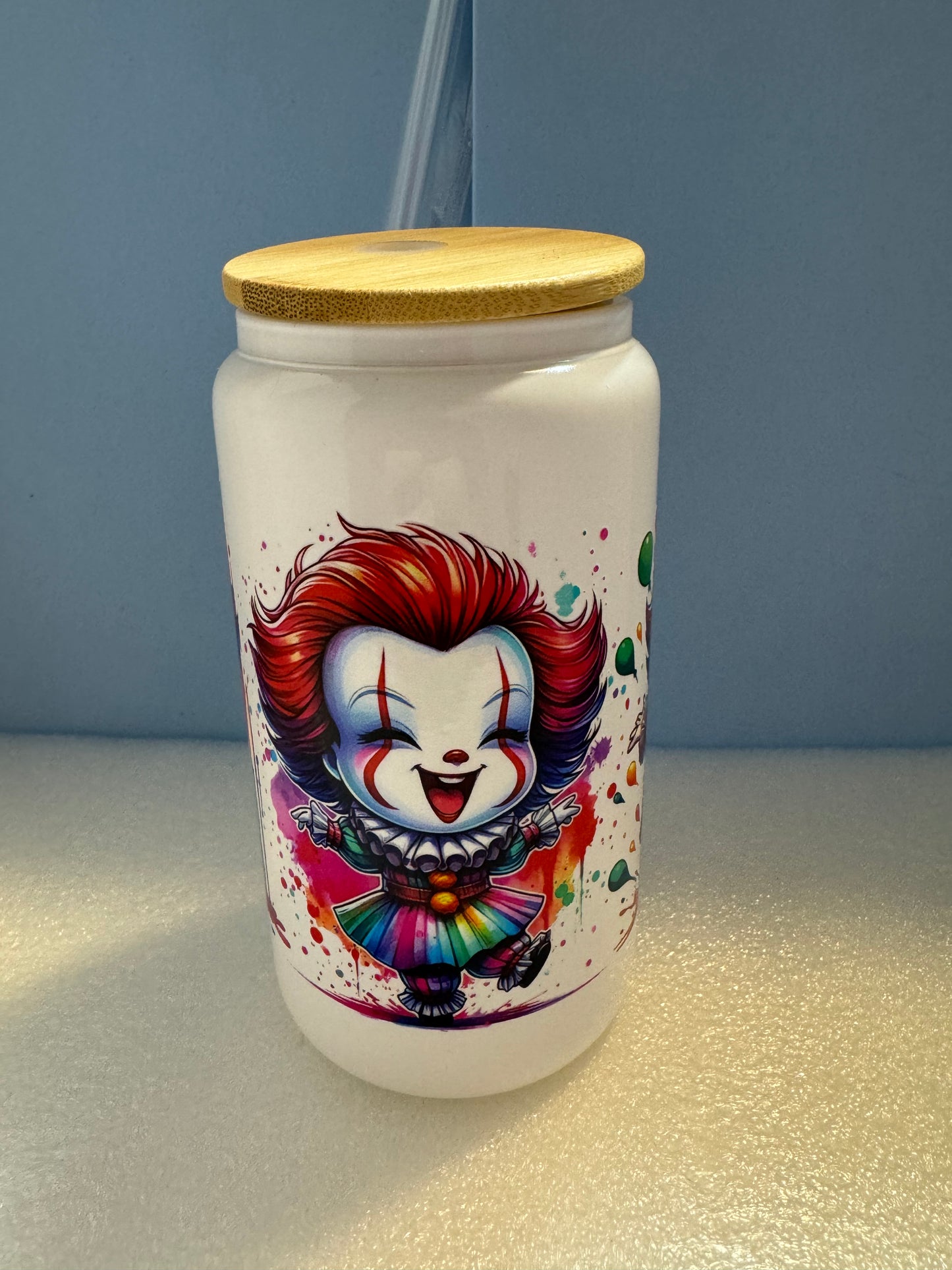 16oz Pennywise Beer Can Glass