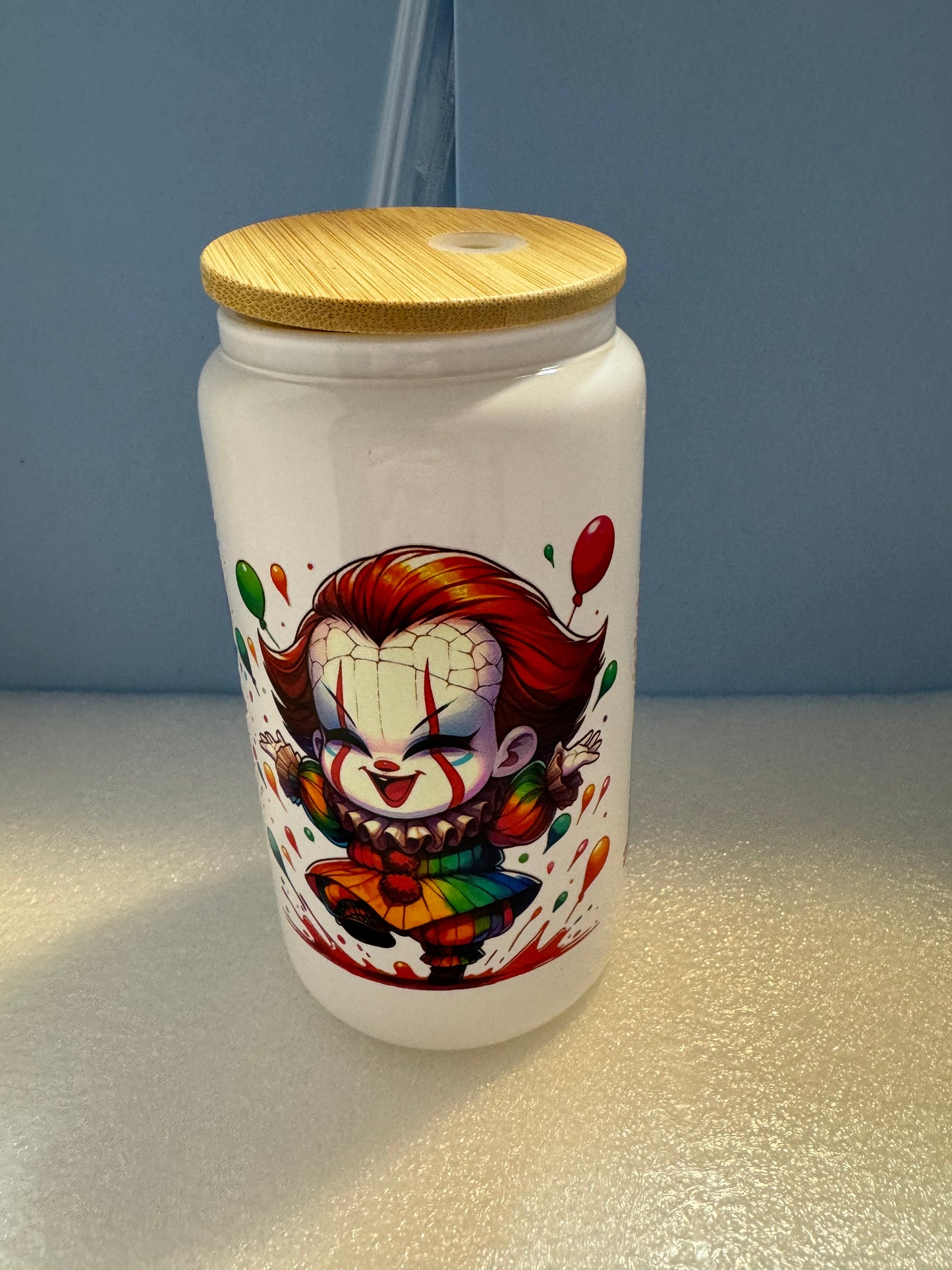 16oz Pennywise Beer Can Glass