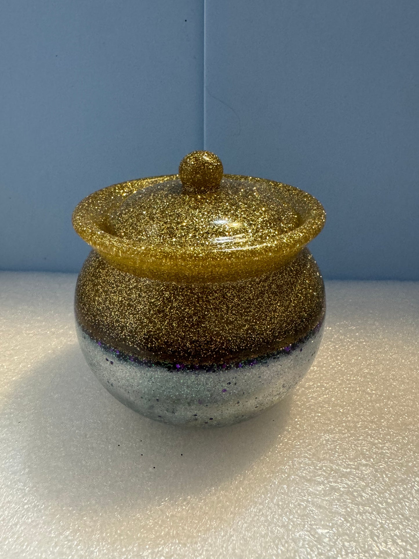 Floral Cauldron Trinket Dish