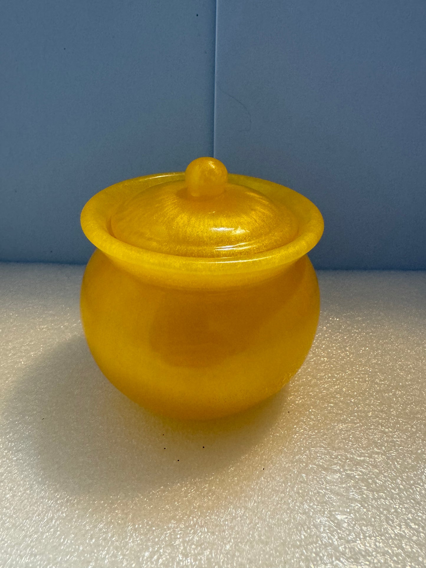 Yellow Cauldron Trinket Dish