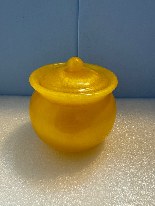 Yellow Cauldron Trinket Dish