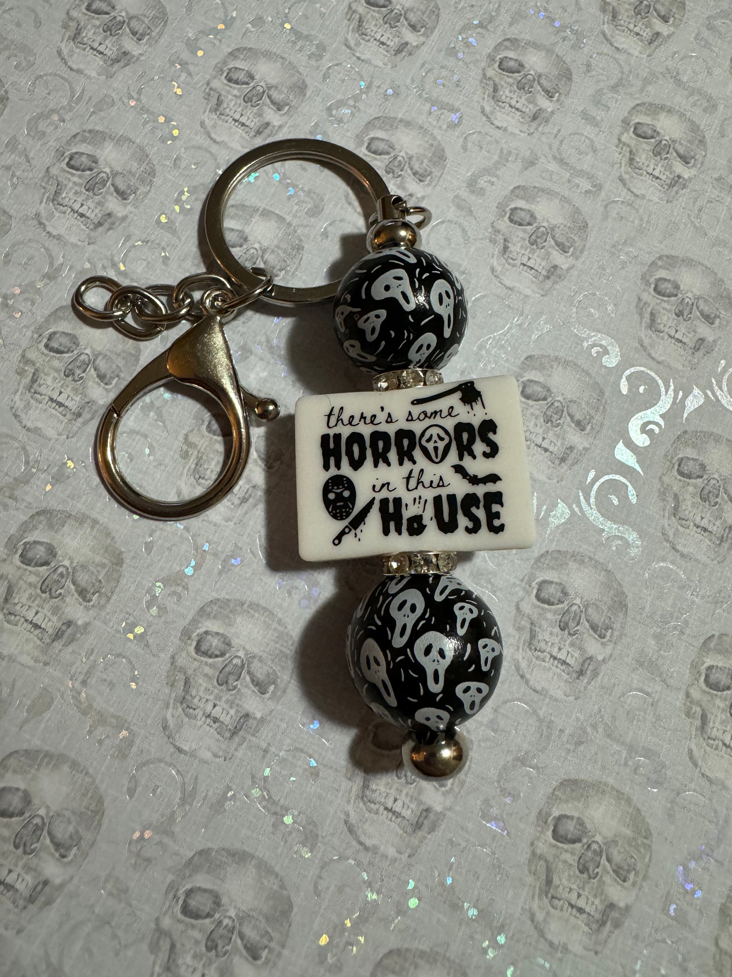 Ghostface Horror in this house Keychain