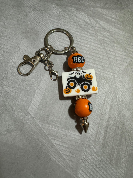 Boo Halloween Keychain