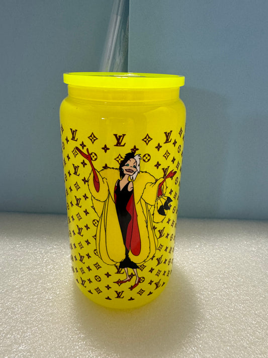 Cruella LV Can Glass