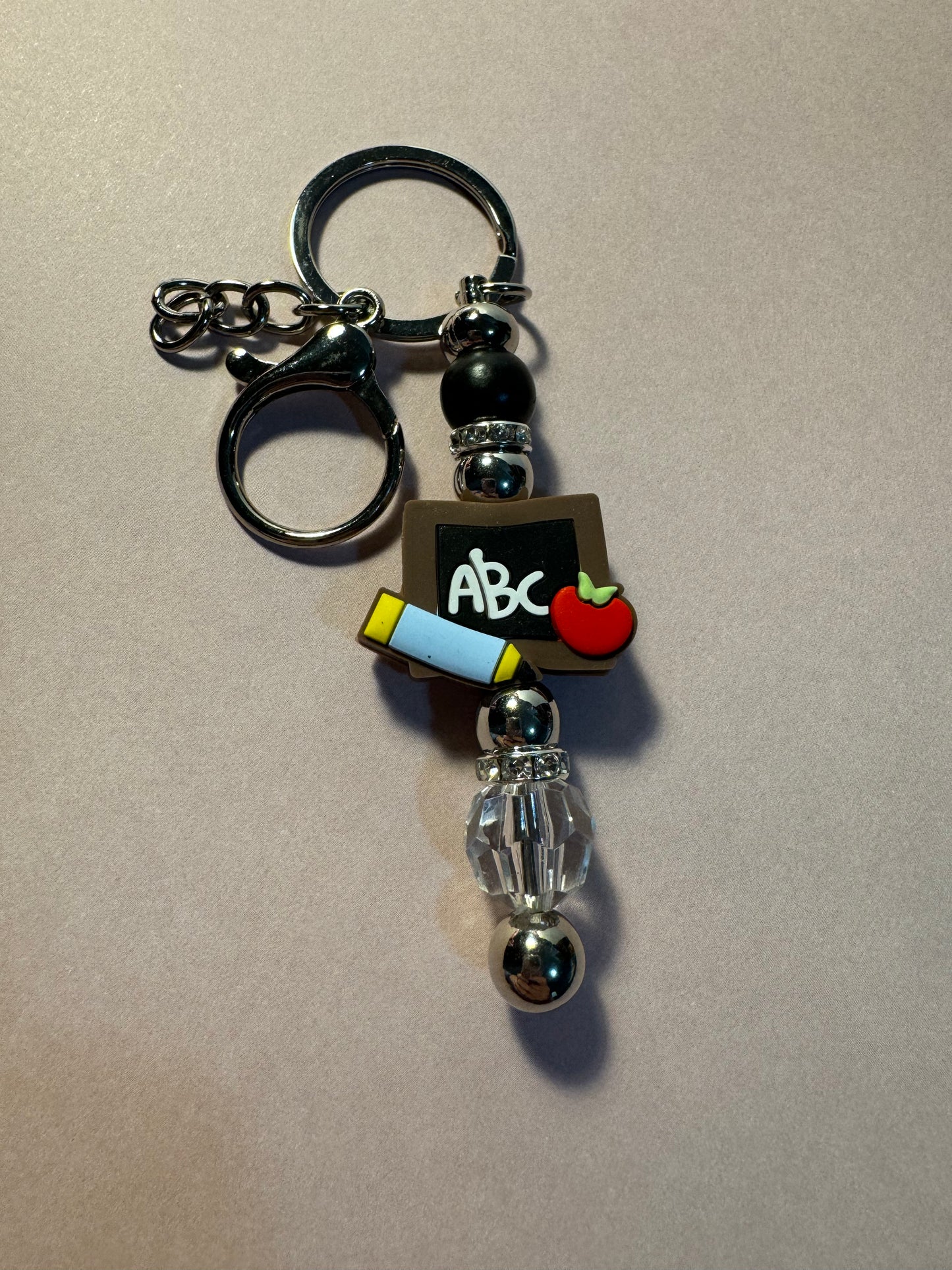 Teacher ABC Keychain