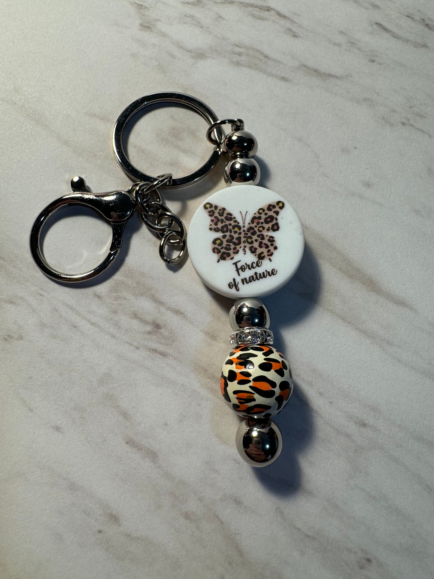 Force of nature Butterfly Keychain