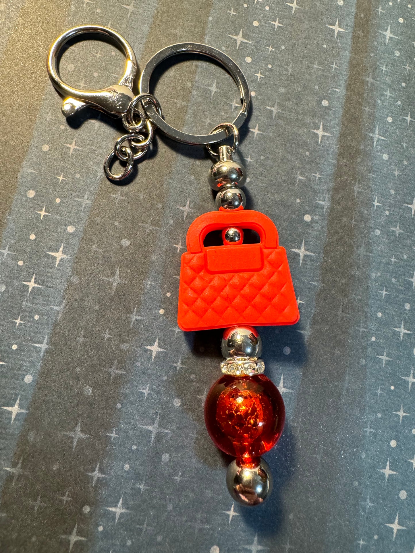 Red Purse Keychain