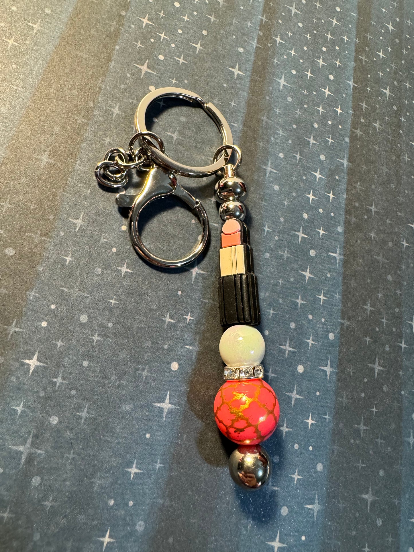 Lipstick Keychain