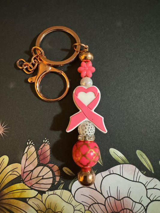 Breast Cancer Support Keychain